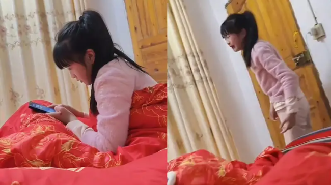 假期剩5天作业剩7本 女孩崩溃大哭