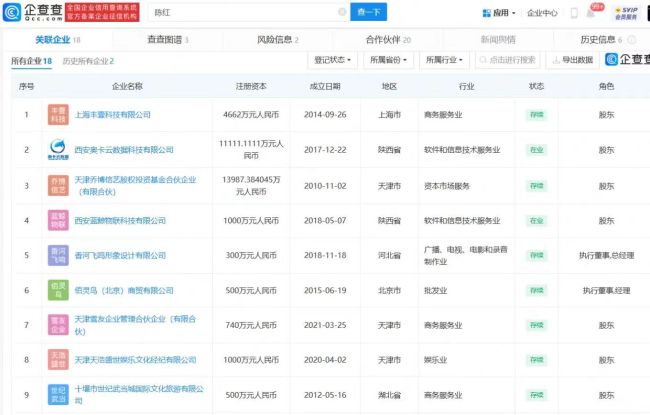陈飞宇和阿瑟商标均已被抢注 分类包括燃料油脂、日化用品、厨房洁具等