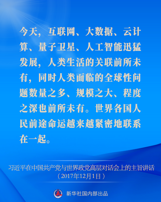 围绕“政党的责任”，习近平总书记对世界政党这么说