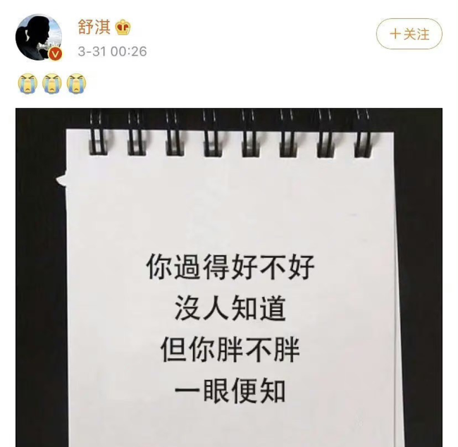 舒淇关注刘亦菲ins 表面“松弛感”，私下比谁都卷.