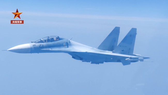 中国空军发布！中俄联合空中战略巡航现场视频