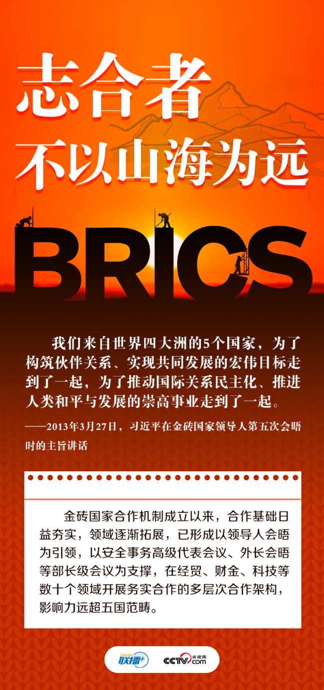 跟着习主席看世界｜独木不成林 习主席金砖话“共赢”