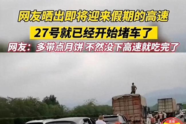 假期效应显现！网友晒高速已经开始堵车 提前回家竟也“失算”