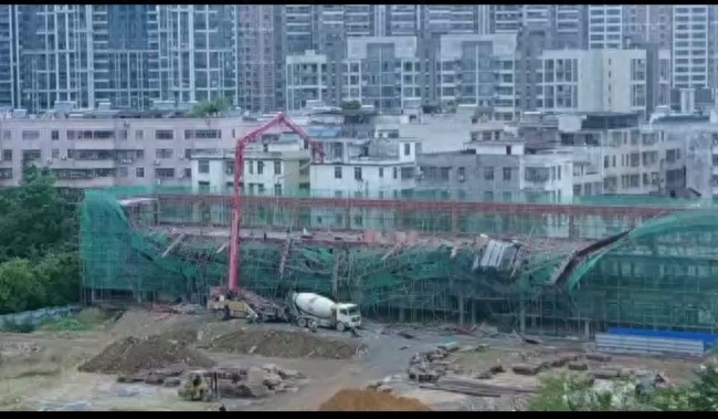 突发！广东韶关一在建楼盘坍塌 当地回应：伤者已被送医 事故原因调查中