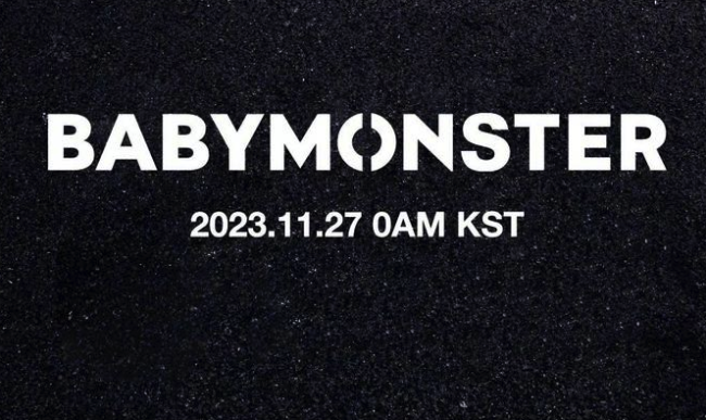 韩国娱乐公司YG公布新团出道计划，新女团BABYMONSTER将于11月27日出道
