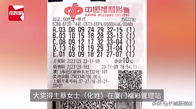 90后女子守号仅花10元中987万核对了很多遍才敢相信事实