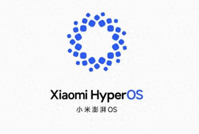 雷军小米汽车技术发布会展示澎湃OS新logo
