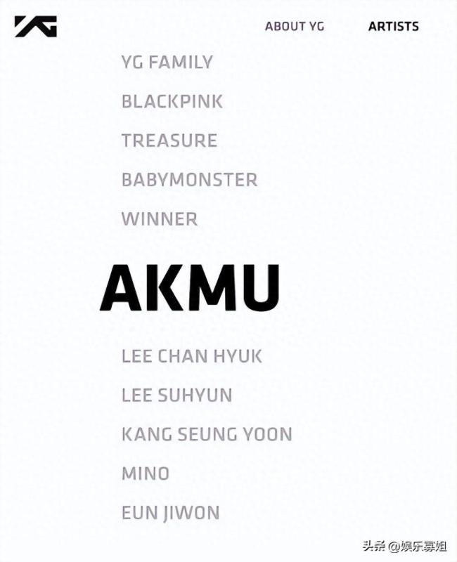 YG官网删除BLACKPINK个人介绍页面 仅保留组合介绍