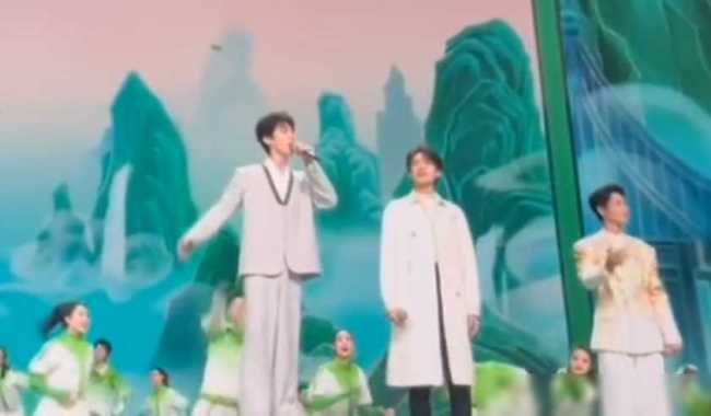 《上春山》事件大反转？白敬亭工作人员说魏大勋掉扇子 