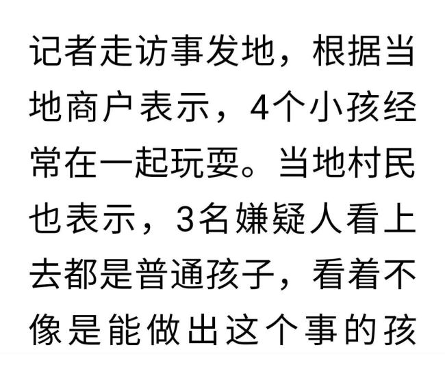 邯郸3名杀害同学初中生被刑拘 村民：嫌犯看上去都是普通孩子