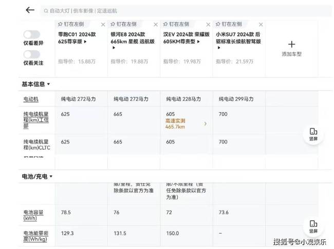 小米SU7断电后冰箱最长工作24小时 车载冰箱功能解析