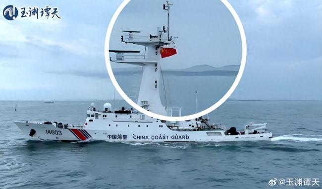 五星红旗与金门岛同框意味着什么 常态执法护航两岸交流