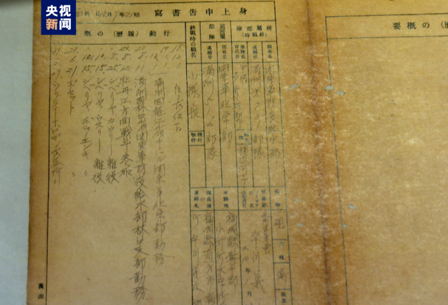 侵华日军731部队再添最新罪证 52人隐匿轨迹曝光