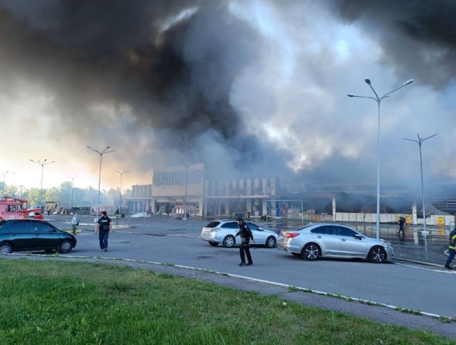 乌克兰哈尔科夫市建材超市遭袭事件已致5死40伤