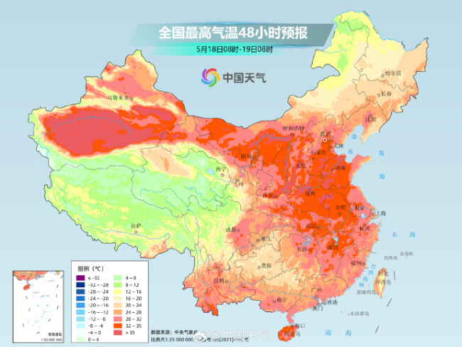 热力升级！北方今年首轮大范围高温来袭，新疆局地将超40℃