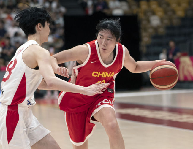 中国女篮再负日本队 系列赛遗憾收尾