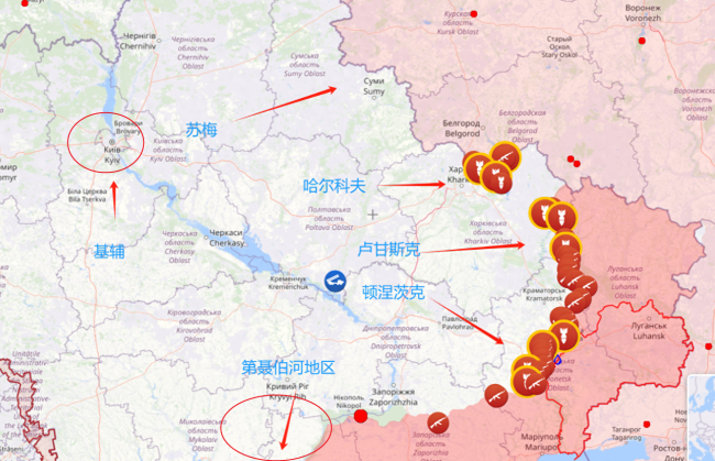 俄军控制乌克兰苏梅地区战略高地 车臣特种部队突袭成功