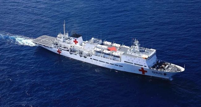 中国海军“和平方舟”号医院船，起航！