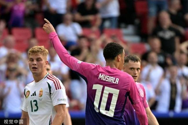 德国2-0匈牙利提前1轮出线 穆西亚拉连场破门，京多安传射