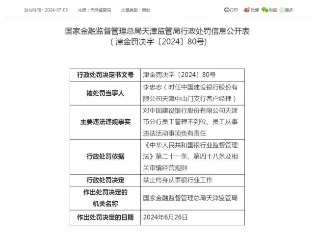 其中一名建设银行员工李忠志,因在2015年至2016年间利用职务之便非法
