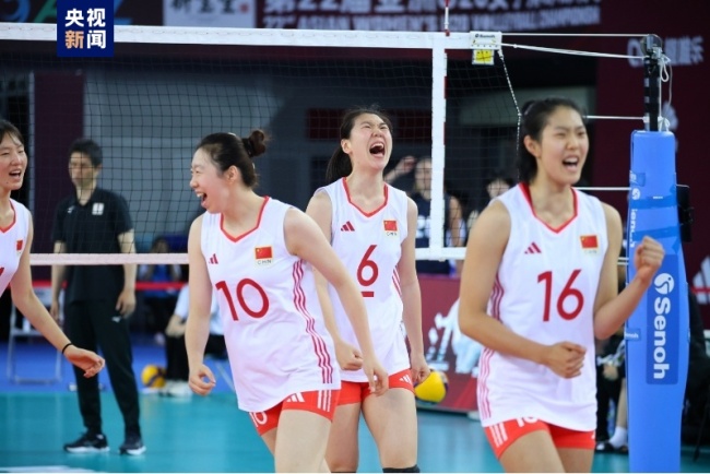 赢了！中国女排时隔八年重夺U20女排亚锦赛冠军