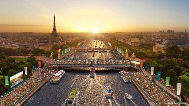 偶遇奥运开幕彩排 百名舞者河畔共舞 巴黎地标变身天然舞台