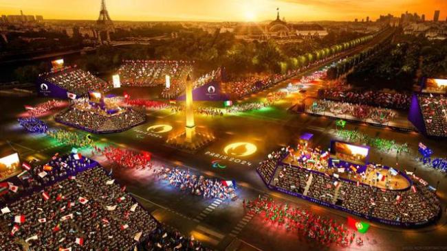 巴黎奥运开幕式细节：名画潜水，打造光影艺术盛宴