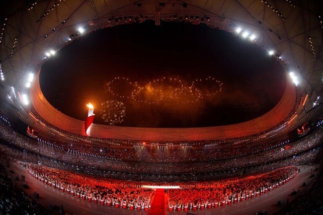 历届奥运开幕式中国代表团入场时刻