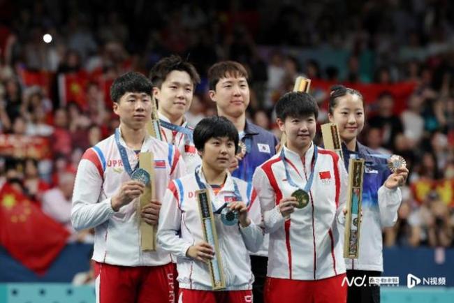 朝鲜乒乓混双队曾和中国队有过交流