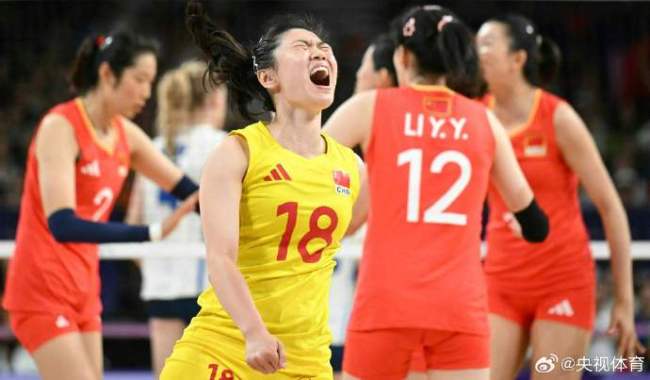 提前出線！中國女排3-0擊敗法國女排