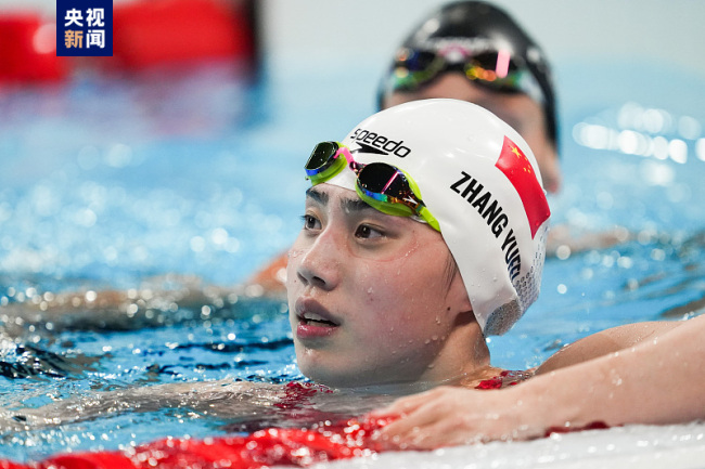 祝贺！张雨霏、吴卿风双双晋级女子50米自由泳决赛