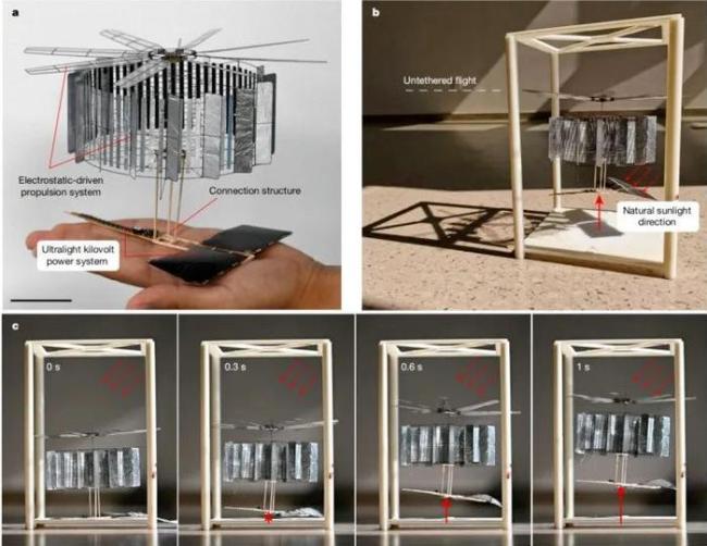 中国科学家突破超轻微型飞行器研究