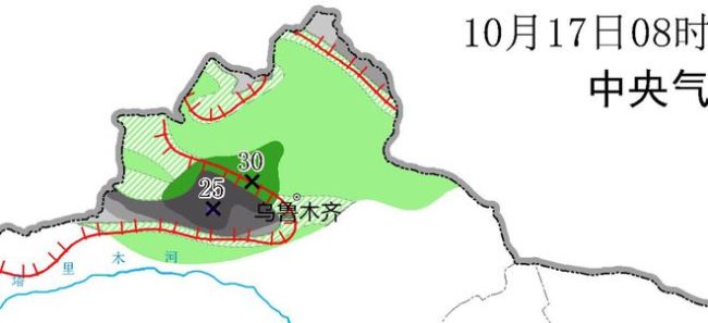 我国10月中旬暴雨大暴雪将罕见同框