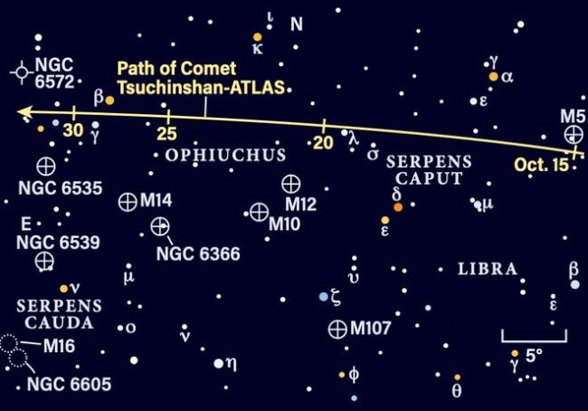 李现拍到了阿特拉斯彗星 6万年一遇奇观