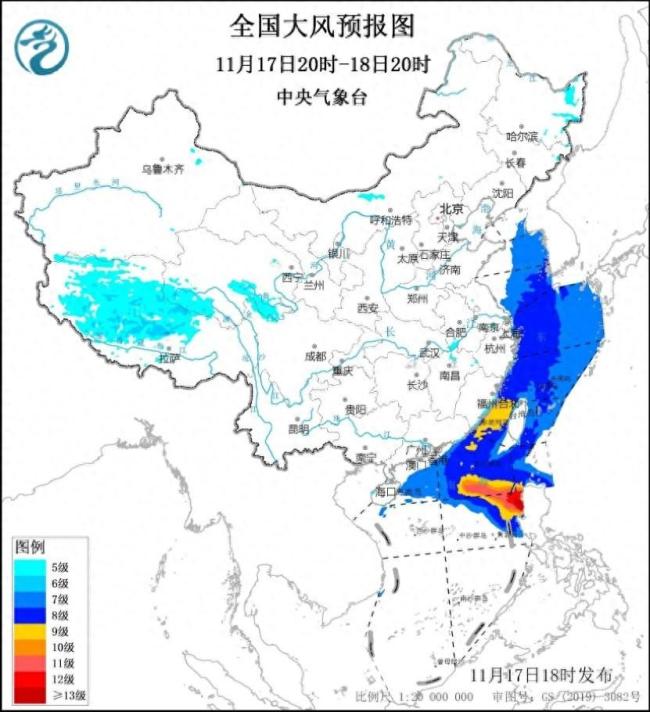 冷空气继续影响中东部地区