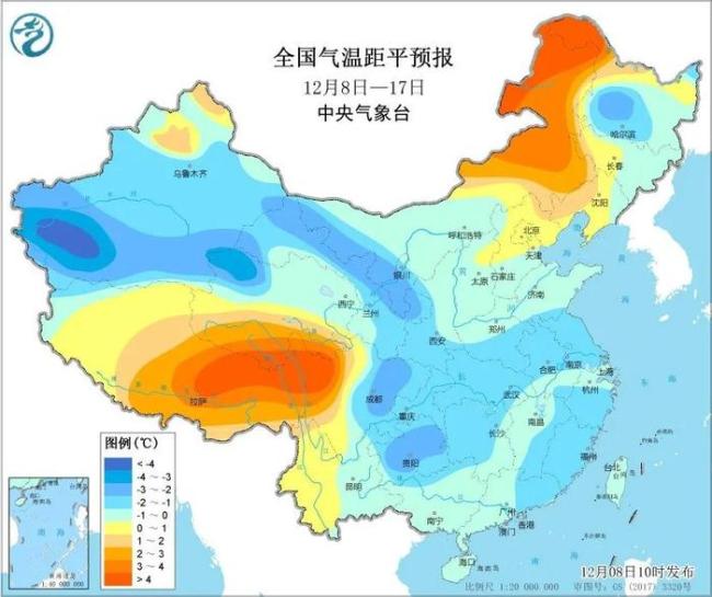 全国气温连跌 多地迎初雪冷空气上演“车轮战” 