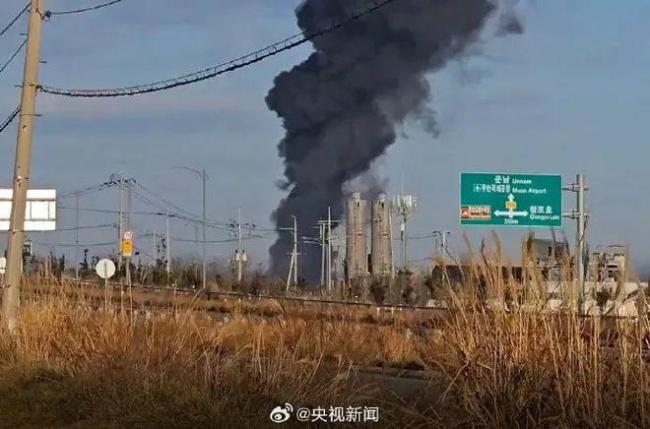 韩国客机冲撞起火视频曝光 28人遇难悲剧