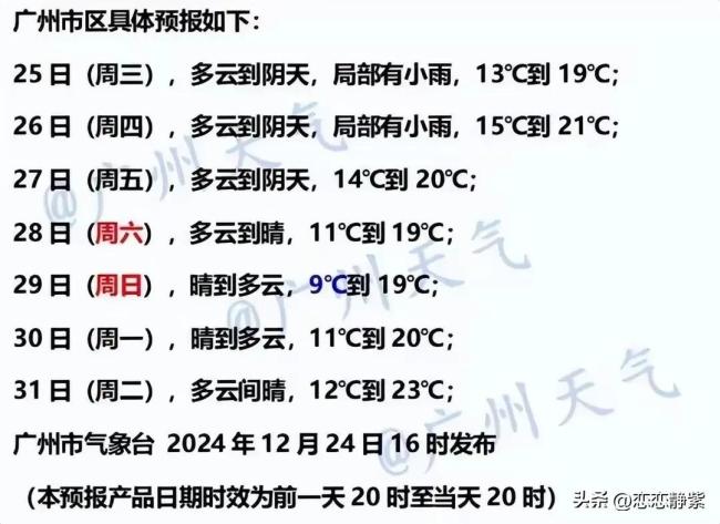 元旦期间广东南部沿海等地或有小雨 阳光随后回归