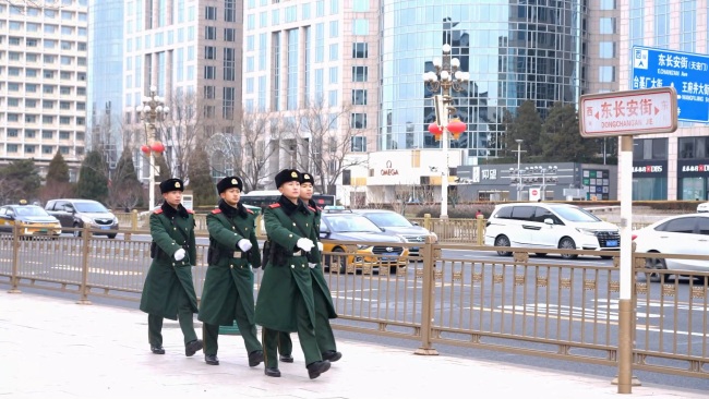 武警官兵元旦坚守岗位 守护节日平安