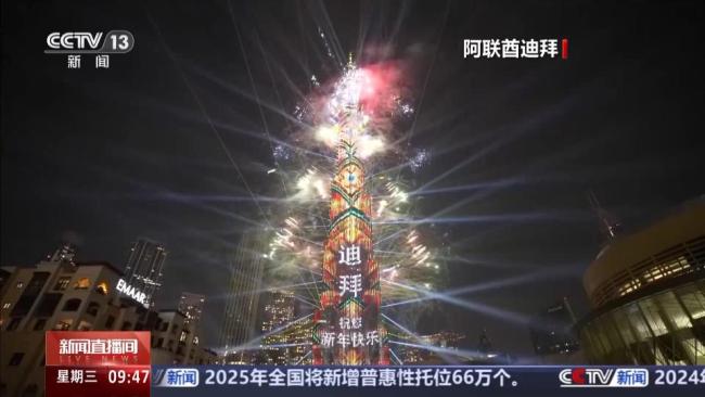 世界各地迎新年 庆祝活动异彩纷呈 烟花秀点亮全球夜空