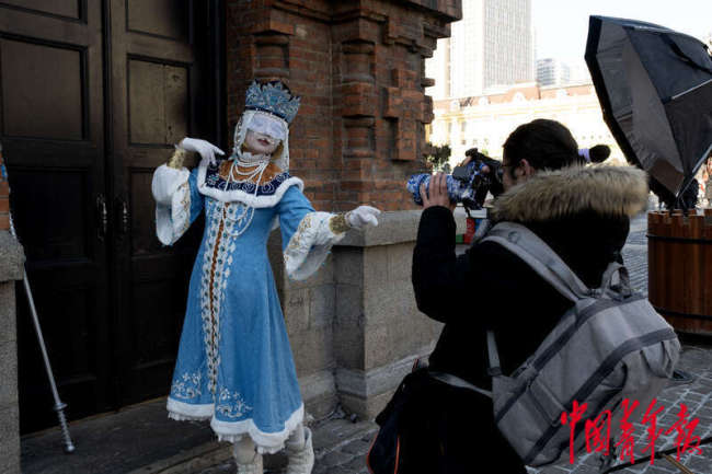 冰雪哈爾濱旅拍正火熱