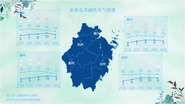 冷空气马上杀到！节前浙江天气是这样的