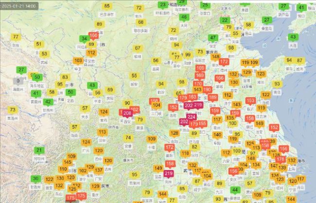 大回暖伴大氣穩(wěn)定異常,，大范圍灰色顆粒再聚集,，分析：雨雪將清洗空氣質(zhì)量