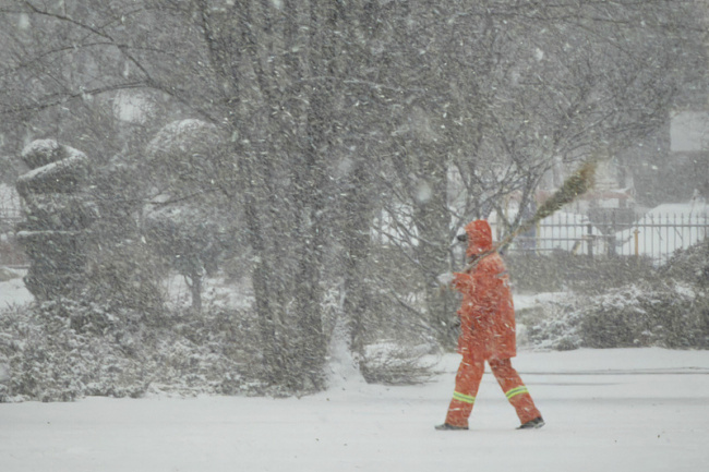 辽宁多地暴雪 最大降雪在丹东 本轮降雪影响春运出行