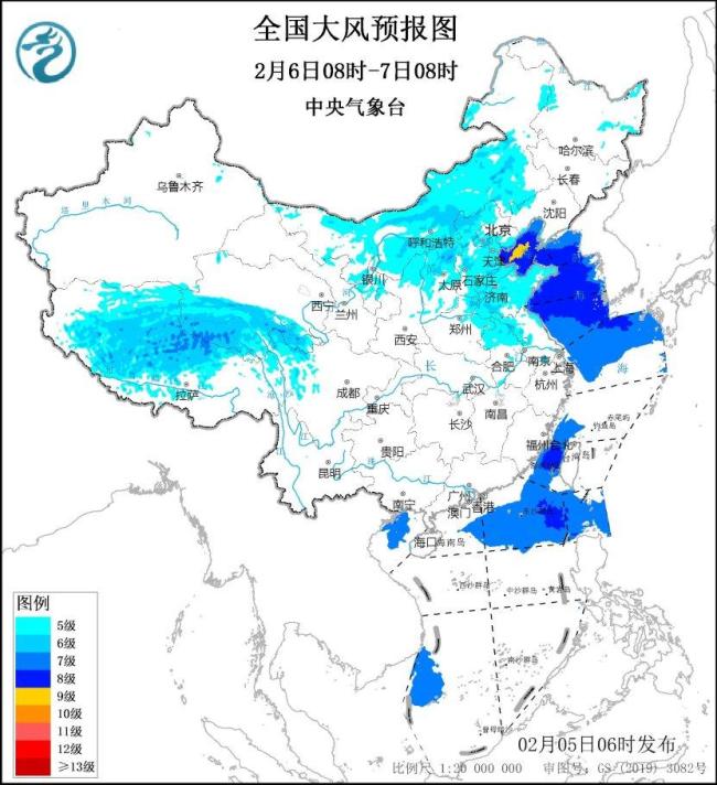 大風(fēng)黃色預(yù)警！這些地方陣風(fēng)可達(dá)9~10級(jí) 多地需加強(qiáng)防范