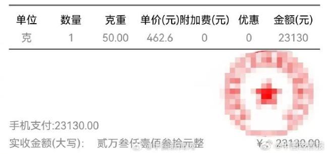 元旦买10g金条已赚500元 金价上涨带动收益