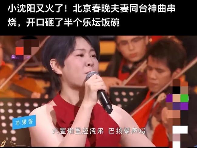 小沈陽又火了！北京春晚夫妻同臺(tái)神曲串燒,，開口砸了半個(gè)樂壇飯碗