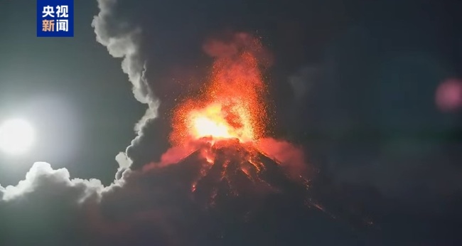 危地馬拉一火山大規(guī)模噴發(fā)