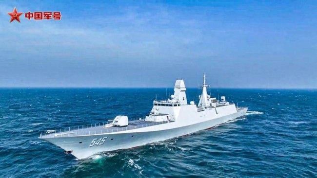 054B漯河艦訓練畫面曝光 新質(zhì)戰(zhàn)斗力加速生成