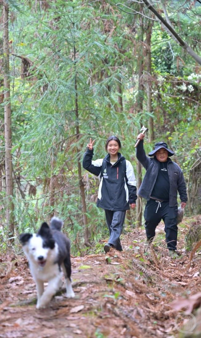 00后女孩辞掉白领工作进山当护林员 守护大山的快乐